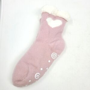 MUK LUKS Sherpa Lined Bootie Slipper Socks Medium NWOT